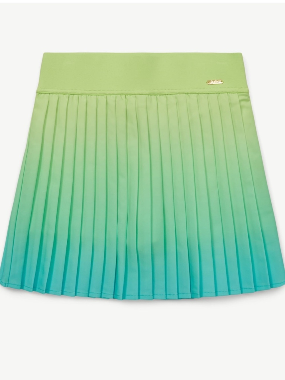 Justice Girls Green Ombre Pleated Skort Size 10 NWT - Picture 5 of 6